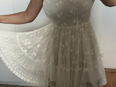 Rochie feminina din dantela cu captuseala